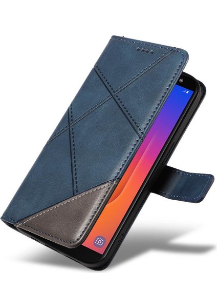 Samsung Galaxy J6 2018 Için Flip Case ve Kart Yuvası Yüksek Kaliteli Deri (Yurt Dışından)