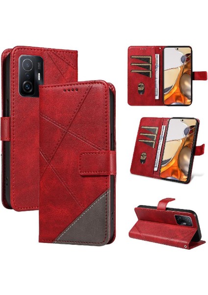 Xiaomi 11T/11T Pro ve Kart Yuvası Yüksek Kaliteli Deri Telefon Için Flip Case (Yurt Dışından)