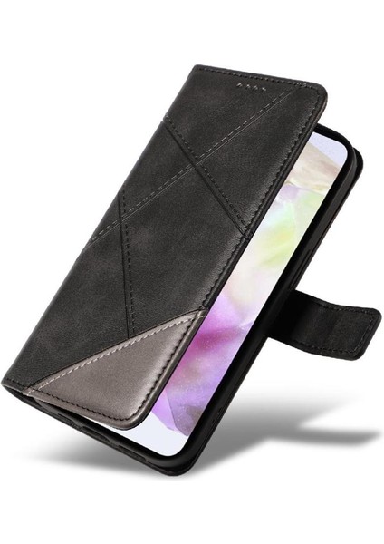 Elmas Dikiş ve Kart Yuvası ile Samsung Galaxy A35 5g Için Flip Case (Yurt Dışından) modelleri