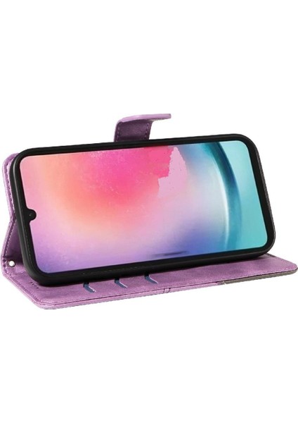 Samsung Galaxy A24 4g Için Flip Case ve Kart Yuvası Yüksek Kaliteli Deri (Yurt Dışından) modelleri