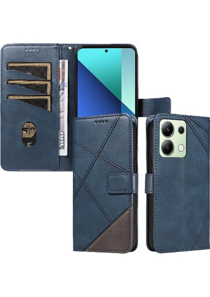 Xiaomi Redmi NOTE13 4g Yüksek Kaliteli Deri Telefon Koruma Için Flip Case (Yurt Dışından)