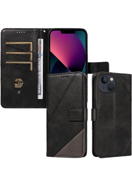 IPhone 13 Için Flip Case ve Kart Yuvası Deri Telefon Koruma Kılıfı ile (Yurt Dışından) modelleri