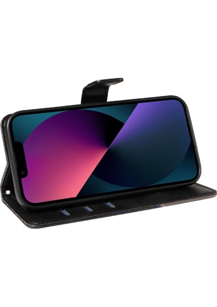 IPhone 13 Için Flip Case ve Kart Yuvası Deri Telefon Koruma Kılıfı ile (Yurt Dışından) indirimleri