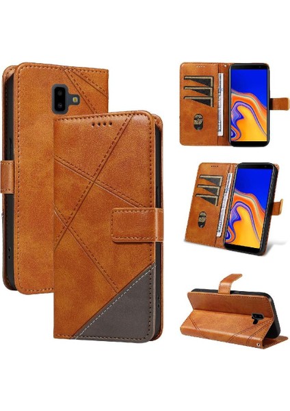 Elmas Dikiş ile Samsung Galaxy J6 Başbakan Yüksek Kalite Için Flip Case (Yurt Dışından)