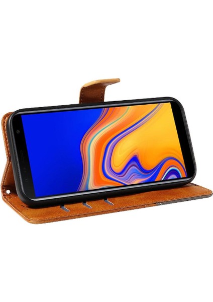 Elmas Dikiş ile Samsung Galaxy J6 Başbakan Yüksek Kalite Için Flip Case (Yurt Dışından)