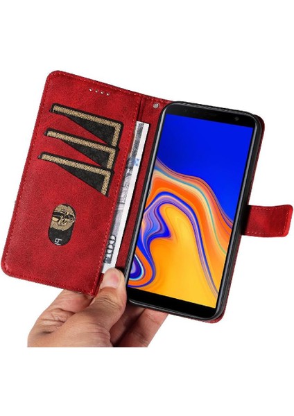 Elmas Dikiş ile Samsung Galaxy J6 Başbakan Yüksek Kalite Için Flip Case (Yurt Dışından)