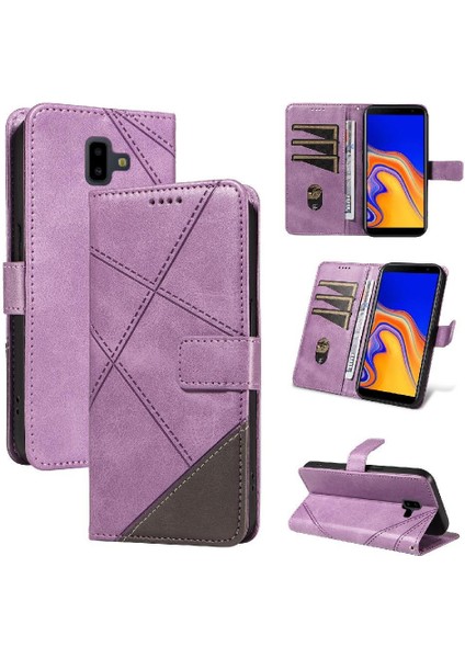 Elmas Dikiş ile Samsung Galaxy J6 Başbakan Yüksek Kalite Için Flip Case (Yurt Dışından)