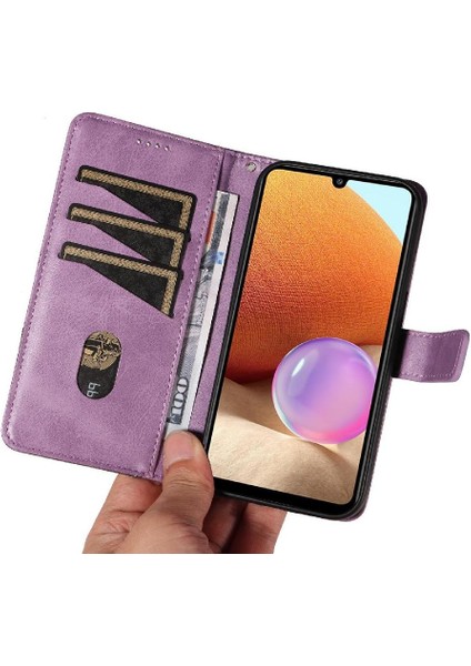 Elmas Dikiş ile Samsung Galaxy Galaxy 4g ve Kart Yuvası Için Flip Case (Yurt Dışından)