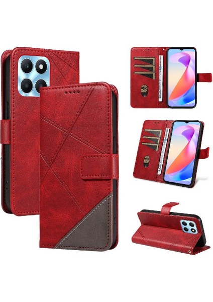 Elmas Dikiş ve Kart Yuvası Deri ile Onur X6A 4g Için Flip Case (Yurt Dışından)