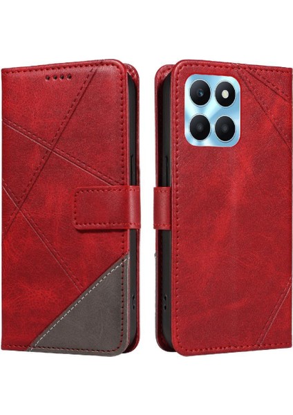 Elmas Dikiş ve Kart Yuvası Deri ile Onur X6A 4g Için Flip Case (Yurt Dışından)