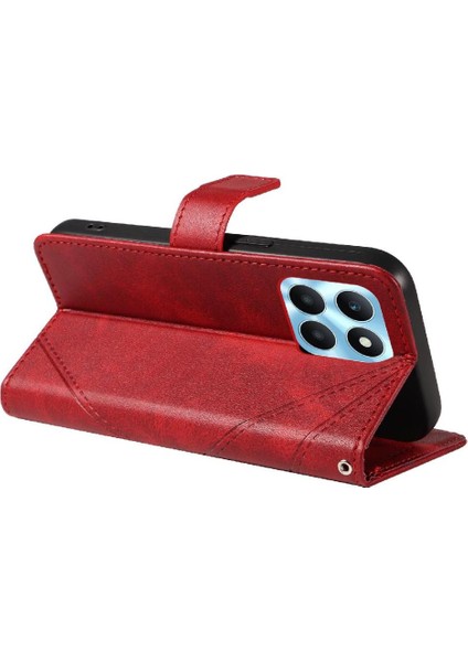 Elmas Dikiş ve Kart Yuvası Deri ile Onur X6A 4g Için Flip Case (Yurt Dışından)