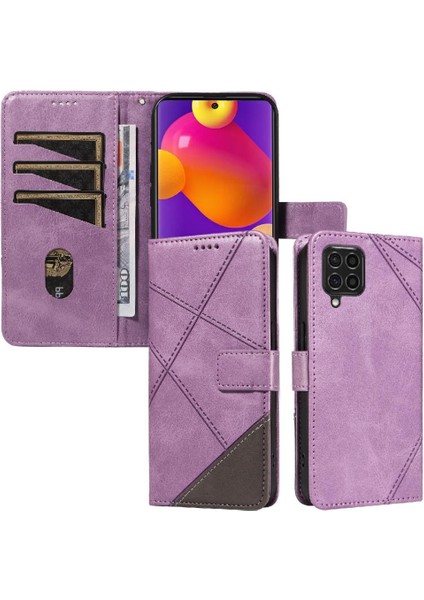 Elmas Dikiş Yüksek Kalite ile Samsung Galaxy A12 5g Için Flip Case (Yurt Dışından)