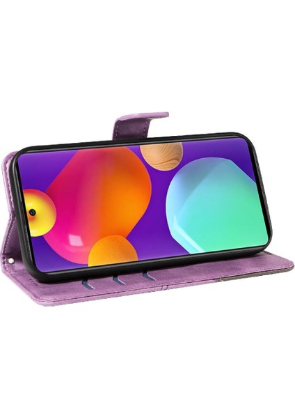 Elmas Dikiş Yüksek Kalite ile Samsung Galaxy A12 5g Için Flip Case (Yurt Dışından)