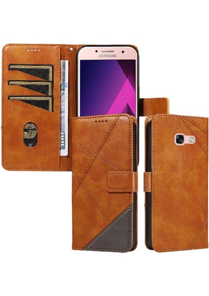 Samsung Galaxy A3 2017 Deri Telefon Koruma Çantası ile Flip Case (Yurt Dışından)