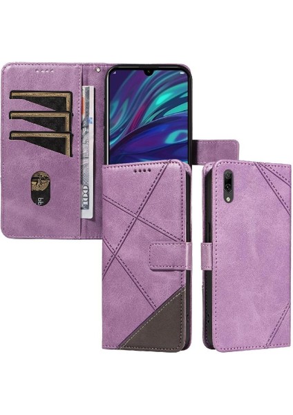 Huawei Huawei 2019 ve Kart Yuvası Deri Telefon Koruma Kılıfı Için Flip Case (Yurt Dışından)