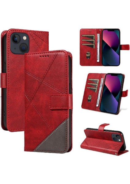 IPhone 13 Mini ve Kart Yuvası Deri Telefon Koruma Kılıfı Için Flip Case (Yurt Dışından)