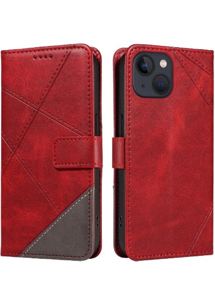 IPhone 13 Mini ve Kart Yuvası Deri Telefon Koruma Kılıfı Için Flip Case (Yurt Dışından)