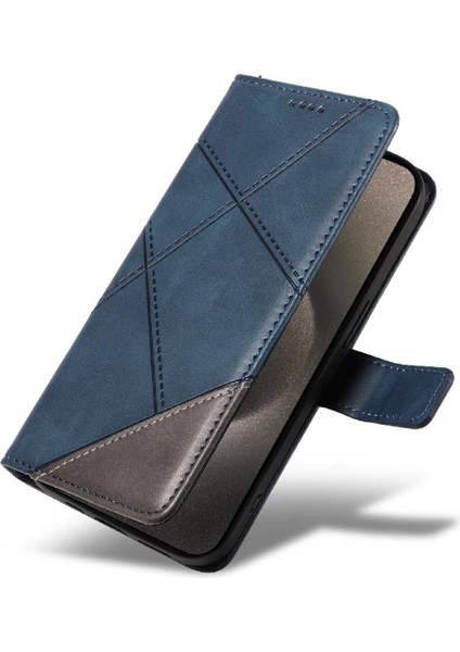 IPhone 15 Için Flip Case Pro Max Deri Telefon Koruma Kılıfı ve Kart (Yurt Dışından)