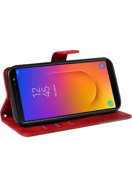 Samsung Galaxy J6 2018 Için Flip Case ve Kart Yuvası Yüksek Kaliteli Deri (Yurt Dışından) fiyatları