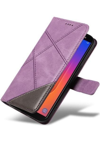 Samsung Galaxy J6 2018 Için Flip Case ve Kart Yuvası Yüksek Kaliteli Deri (Yurt Dışından)