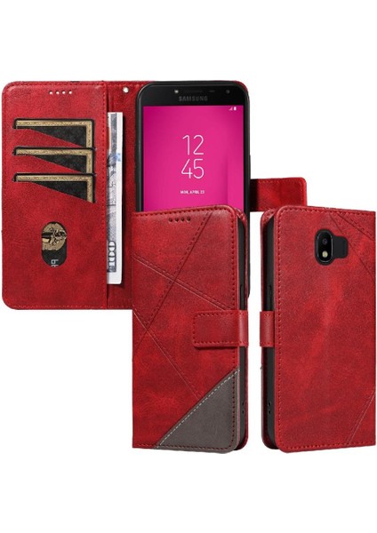 Elmas Dikiş ile Samsung Galaxy J4 2018 Yüksek Kalite Için Flip Case (Yurt Dışından)
