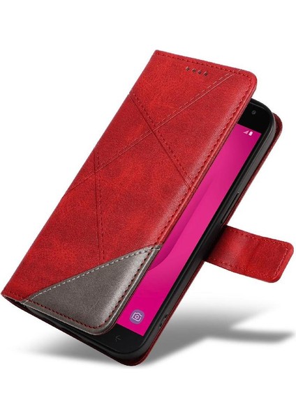 Elmas Dikiş ile Samsung Galaxy J4 2018 Yüksek Kalite Için Flip Case (Yurt Dışından)
