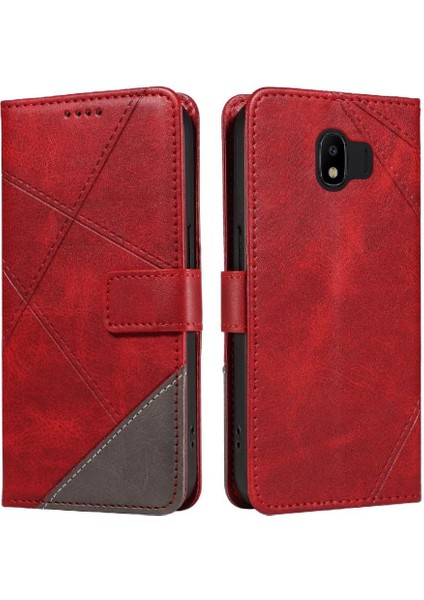 Elmas Dikiş ile Samsung Galaxy J4 2018 Yüksek Kalite Için Flip Case (Yurt Dışından)