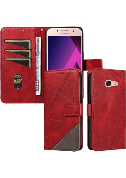Samsung Galaxy A3 2017 Deri Telefon Koruma Çantası ile Flip Case (Yurt Dışından)