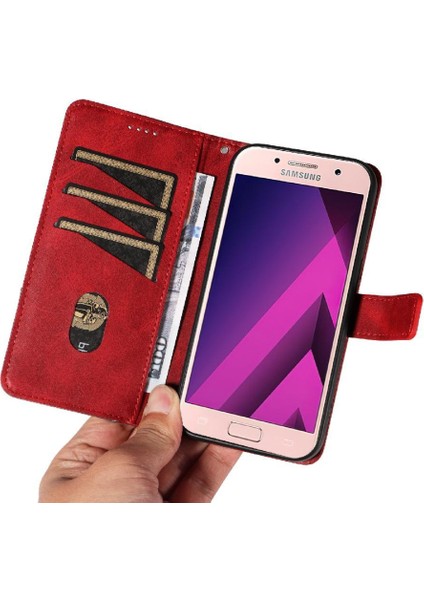 Samsung Galaxy A3 2017 Deri Telefon Koruma Çantası ile Flip Case (Yurt Dışından)