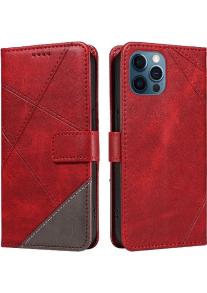 IPhone 12 Için Flip Case Pro Max ve Kart Yuvası Deri Telefon Koruma (Yurt Dışından)