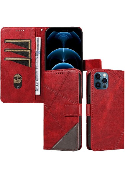 IPhone 12 Için Flip Case Pro Max ve Kart Yuvası Deri Telefon Koruma (Yurt Dışından)