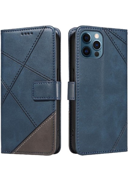 IPhone 12 Için Flip Case Pro Max ve Kart Yuvası Deri Telefon Koruma (Yurt Dışından)