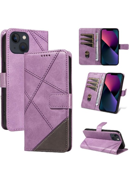 IPhone 13 Için Flip Case ve Kart Yuvası Deri Telefon Koruma Kılıfı ile (Yurt Dışından)