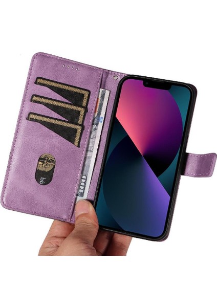 IPhone 13 Için Flip Case ve Kart Yuvası Deri Telefon Koruma Kılıfı ile (Yurt Dışından) modelleri