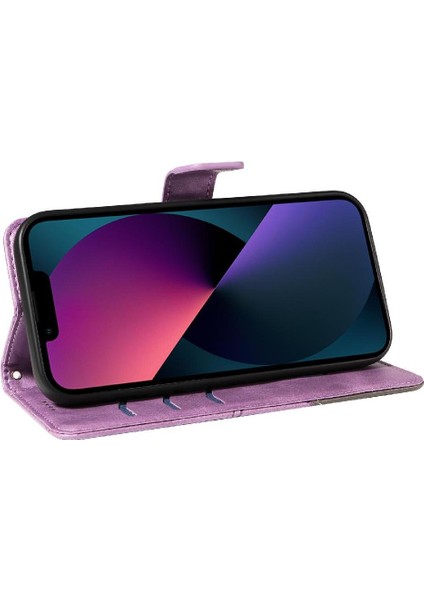 IPhone 13 Mini ve Kart Yuvası Deri Telefon Koruma Kılıfı Için Flip Case (Yurt Dışından)