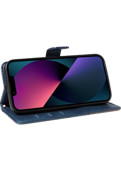Elmas Dikiş Deri Telefon Koruması ile IPhone 14 Için Flip Case (Yurt Dışından) indirimleri