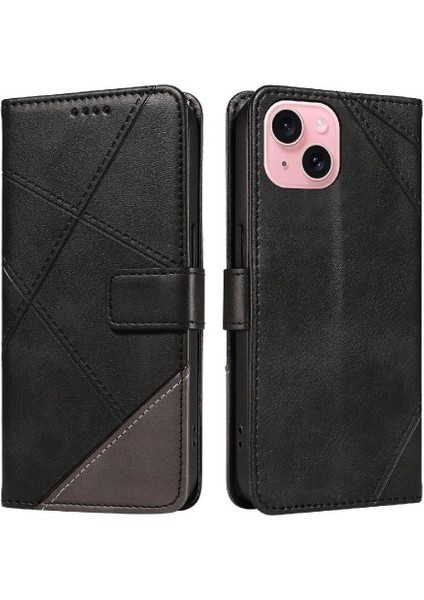 IPhone 15 Için Flip Case ve Elmas Dikiş ile Kart Yuvası Yüksek Kaliteli (Yurt Dışından) fiyatları