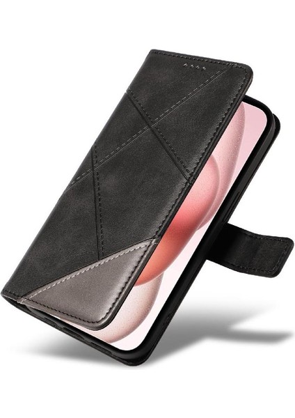 IPhone 15 Için Flip Case ve Elmas Dikiş ile Kart Yuvası Yüksek Kaliteli (Yurt Dışından) indirimleri