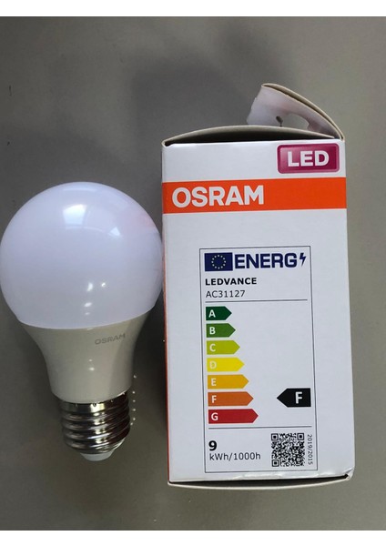 3 Adet Osram E27 Dimli LED Lamba 8,8W=60W 806 Lümen 2700 Kelvin Sarı 25000 Saat