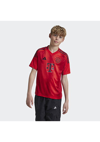 Adidas Fc Bayern Munich 2024-25 Çocuk Kırmızı Futbol Forması.-