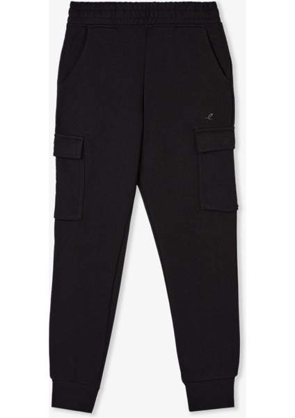 Kool Unisex Siyah Günlük Eşofman ALTI.050