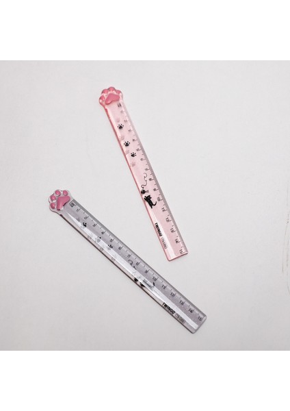 Sevimli Pati Tasarımlı 15 cm Cetvel