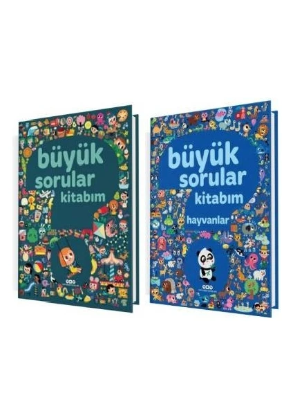 Büyük Sorular Kitabım - Büyük Sorular Kitabım Hayvanlar - 2 Kitap