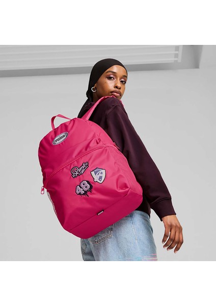 Patch Kadın Pembe Sırt Çantası (090803-02)