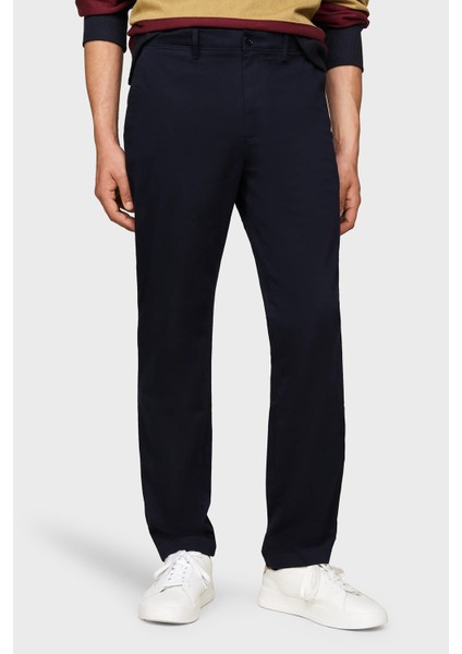 Streç Pamuklu Slim Fit Chino Pantolon Erkek Pantolon MW0MW37873 Dw5