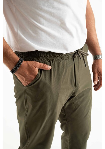 Longberg Erkek Beli Lastikli Bağcıklı Mevsimlik Jogger Spor Pantolon indirimleri