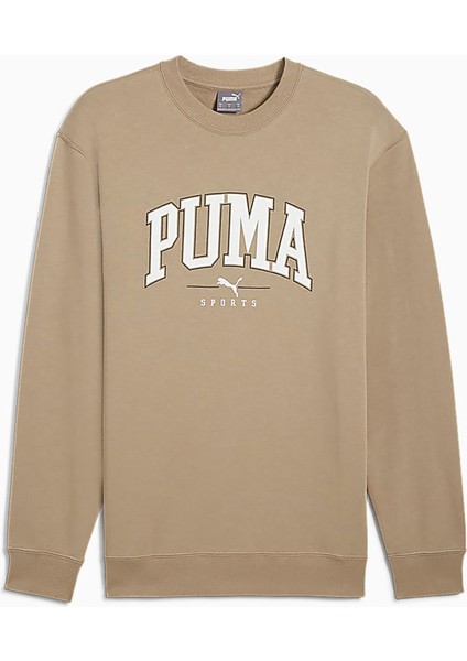 Squad Crew Erkek Bej Sweatshirt (681795-67)