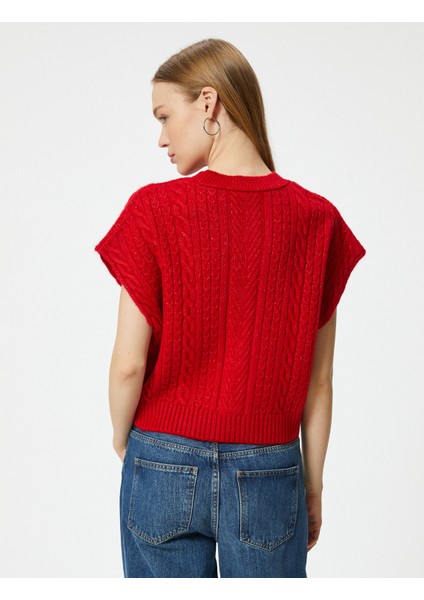 Örgü Dokulu Süveter Bisiklet Yaka Yarasa Kol fırsatları