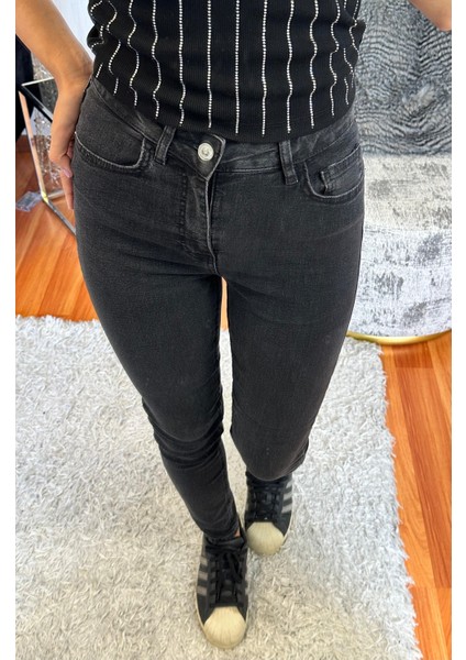 Skiny Fit Pantolon Antrasit