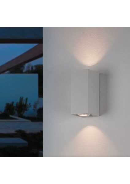 Çift Yönlü LED Kare Gün Işığı Duvar Apliği (4'lü Paket)